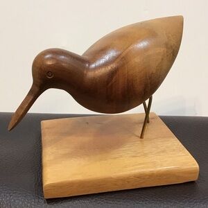 Wooden Bird Sculpture